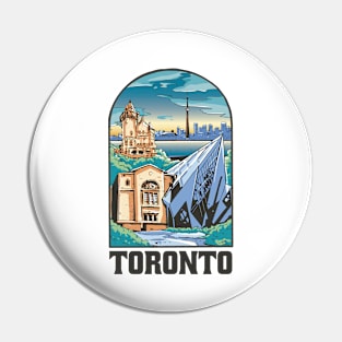 City of  Toronto in Ontario , Canada Pin