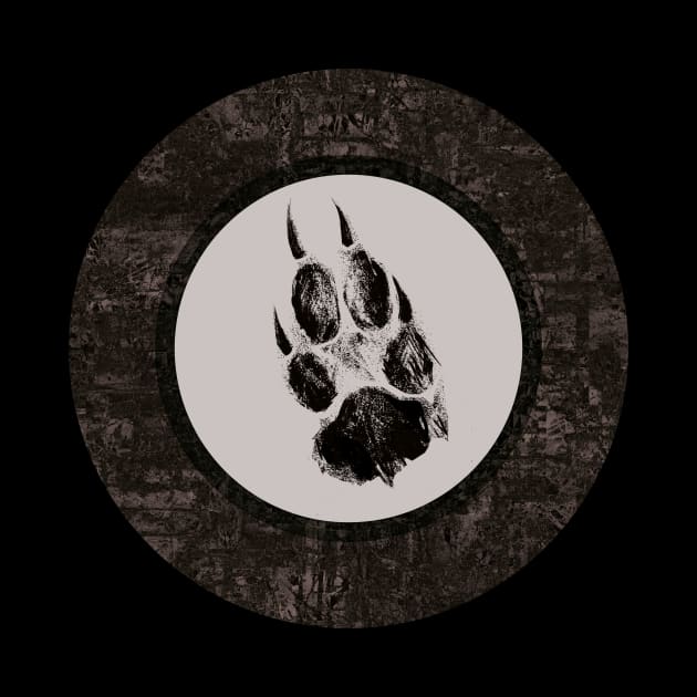 Wolf paw print by WildMeART