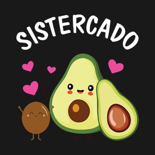 Avocados Dancing Together Avocado Sistercado Brother Cousin T-Shirt