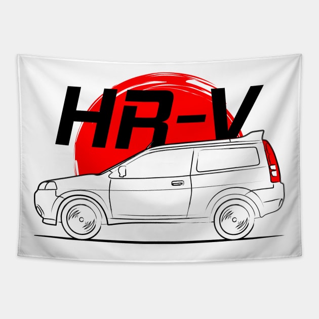 Racing HRV JDM SUV Tapestry by GoldenTuners