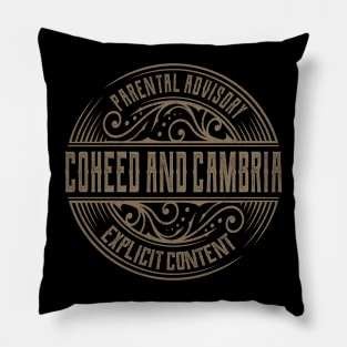 coheed and cambria vintage ornament Pillow