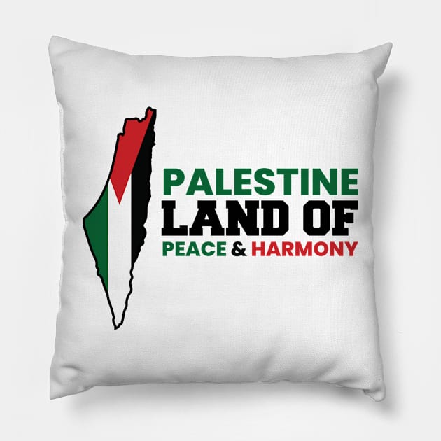 Free Palestine Pillow by MZeeDesigns