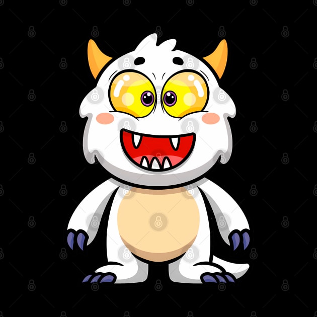 Baby Monster White Happy by Baby Monster CO