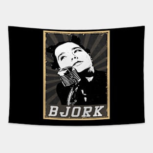 80s Style Bjork Tapestry