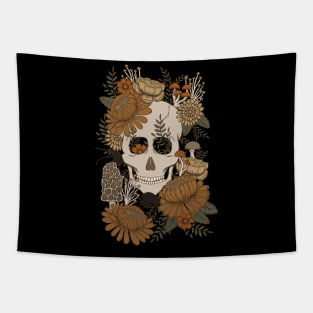 Autumn Skull Tapestry