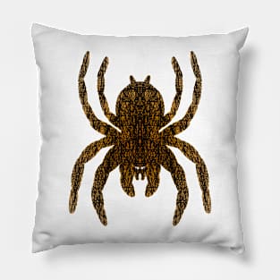 Cross Hatching Tarantula V15 Pillow