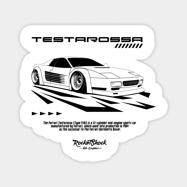 Testarossa Magnet by ASAKDESIGNS