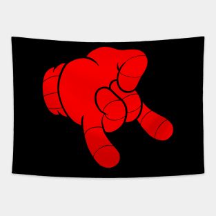 Web slinger rubber hose hand Tapestry