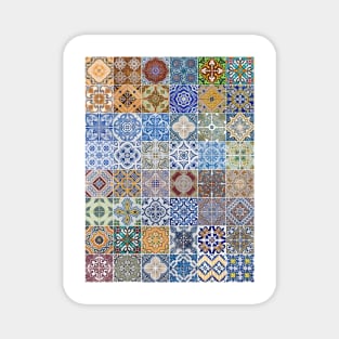 Set of 48 ceramic tiles patterns Magnet