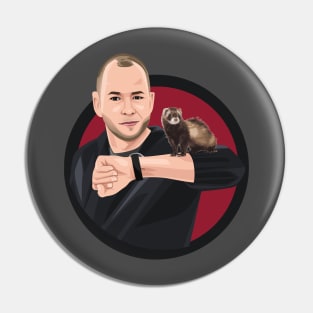 Impractical Jokers - Murr and Ferret Awesome Comical Illustration Pin