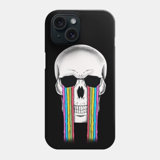 Skull crying Phone Case