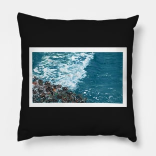 Waves Crashing Pillow