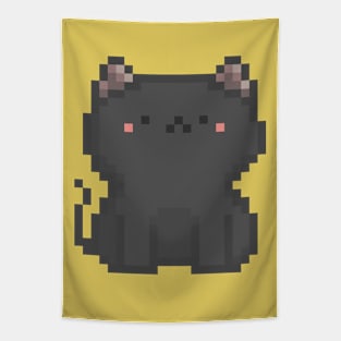 Pixel Quiet Cat 3 Tapestry