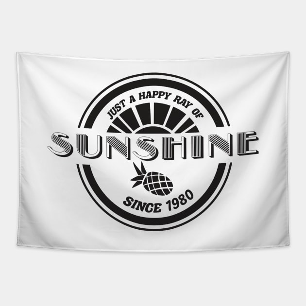 vintage im a ray of sunshine vintage aesthetic Tapestry by A Comic Wizard