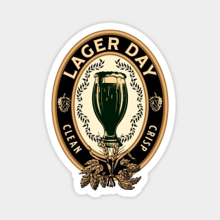 Lager Day beer logo Magnet