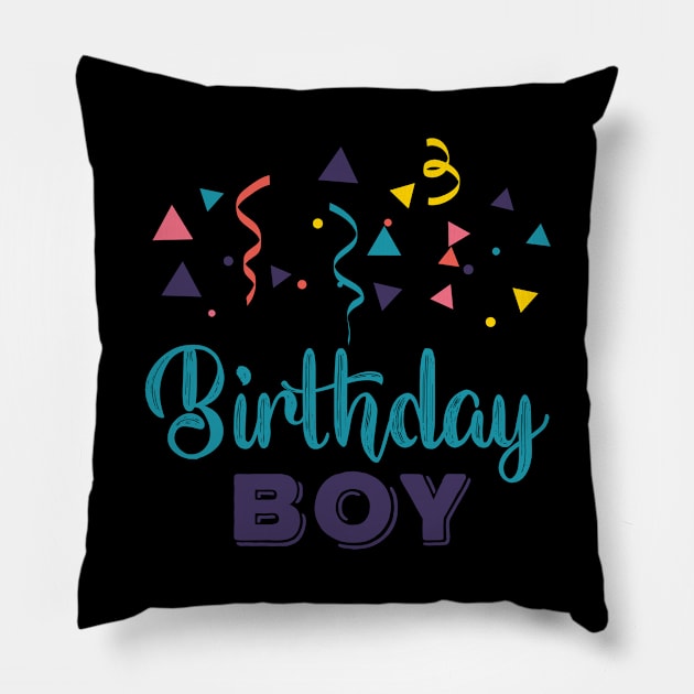 Birthday Boy-01 Pillow by holidaystore