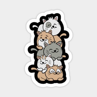 Pile of cats Magnet