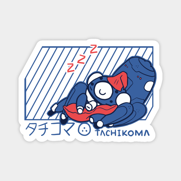 TACHIKOMA Magnet by rabbitpaintpen