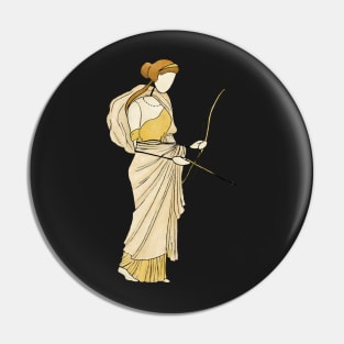 Ladies of the Villa of Ariadne - Diana sticker Pin