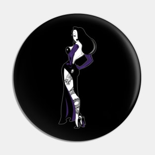 jessica rabbit GOTH Pin