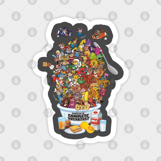 Cereal Mascots - Part of a Complete Breakfast! Magnet by Chewbaccadoll