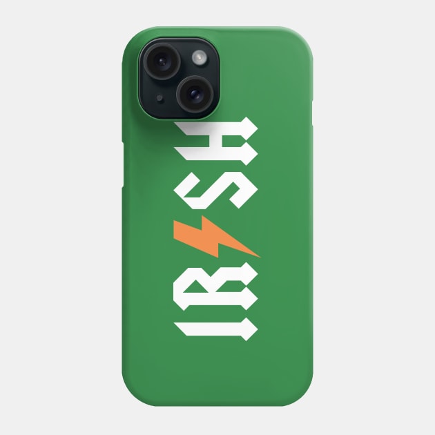 Irish (white, gold) Phone Case by Assertive Shirts