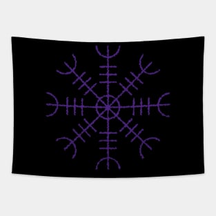 Helm of Awe Purple Aged Tapestry