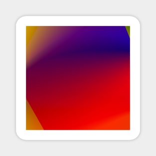 RED BLUE YELLOW GRADIENT TEXTURE Magnet