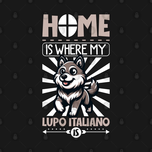 Home is with my Lupo Italiano by Modern Medieval Design