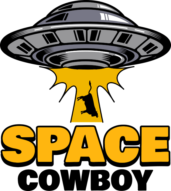 Space Cowboy Kids T-Shirt by Errant Path