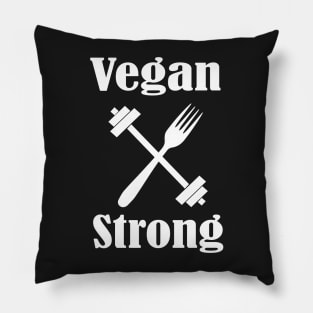 Vegan Strong, Vegan Diet, Stay Humble Pillow