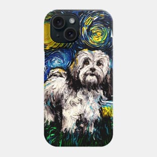 Lhasa Apso Night Phone Case