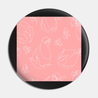 Sleeping Flower Bud Fairies - Pink Impressions Pin