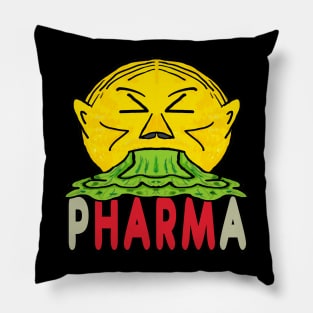 Anti Big Pharma Vomit Pillow