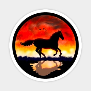 Running Horse Magnet