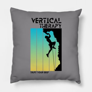 Vertical Therapy - Trust your grip | Climbers | Climbing | Rock climbing | Outdoor sports | Nature lovers | Bouldering Pillow