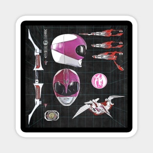 Pink Power Weapons Magnet