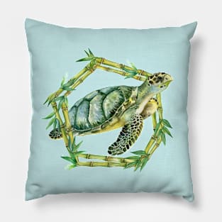 Sea Turtle Love Pillow