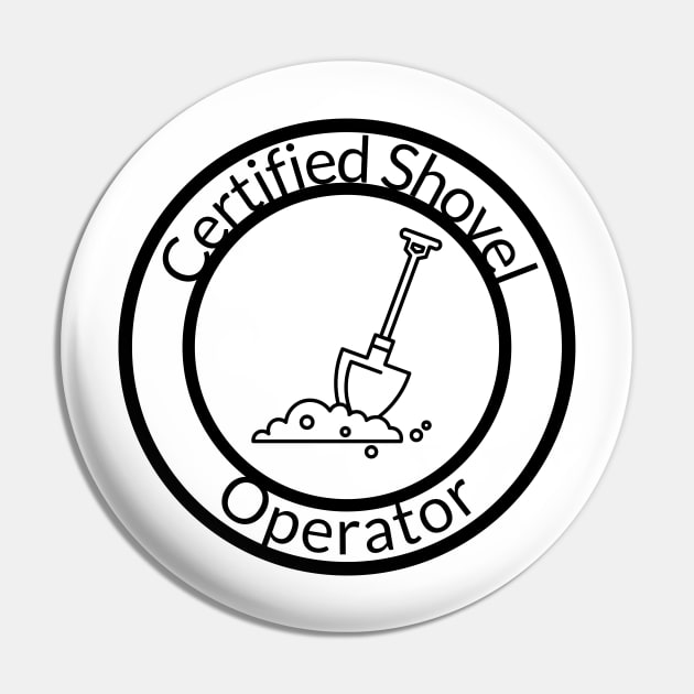 Certified Shovel Operator Pin by West Virginia Women Work