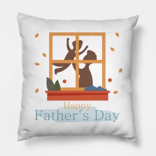 happy father's day premium gift father day Pillow