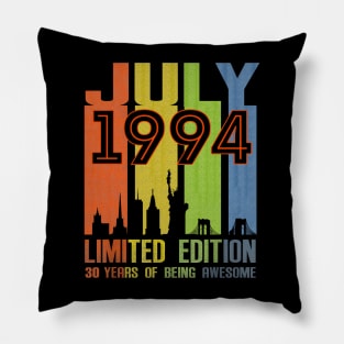 July 1994 30 Years Of Being Awesome Limited Edition Pillow