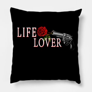 lifelover vintage design Pillow