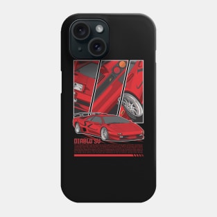 Diablo SV (Red) Phone Case