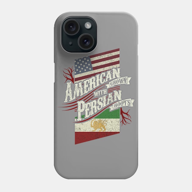 American Grown with Cat Roots Phone Case by veerkun