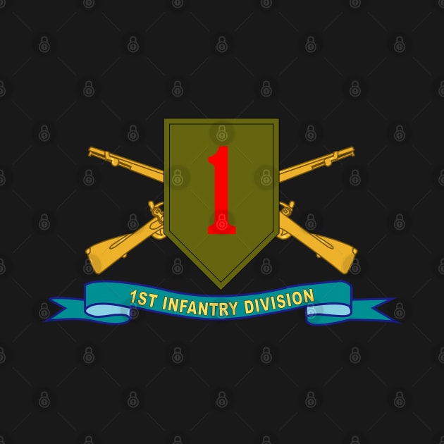 1st Infantry Division - SSI w Br - Ribbon by twix123844