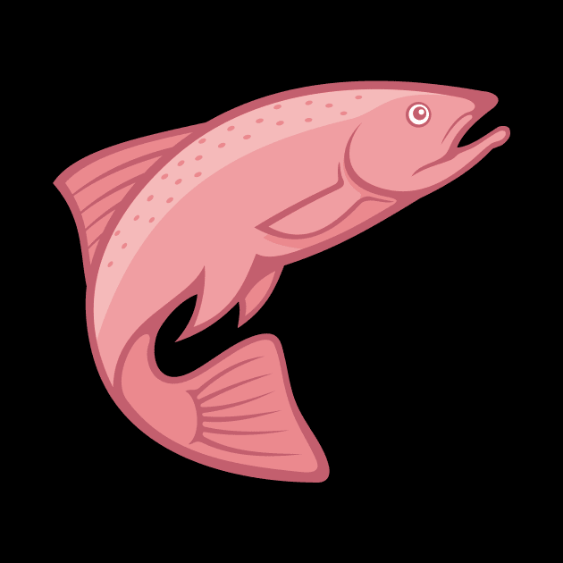 Salmon Lineart by sifis