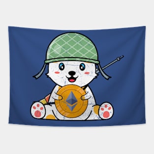 Ethereum Soldier Tapestry