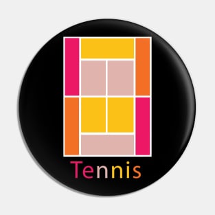 TENNIS COURT PALETTE Pin