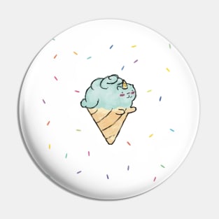 Ice cream Cone t Pin