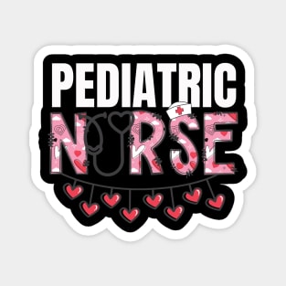 Nurse Valentines "Pediatric Nurse" Heart Letters Magnet